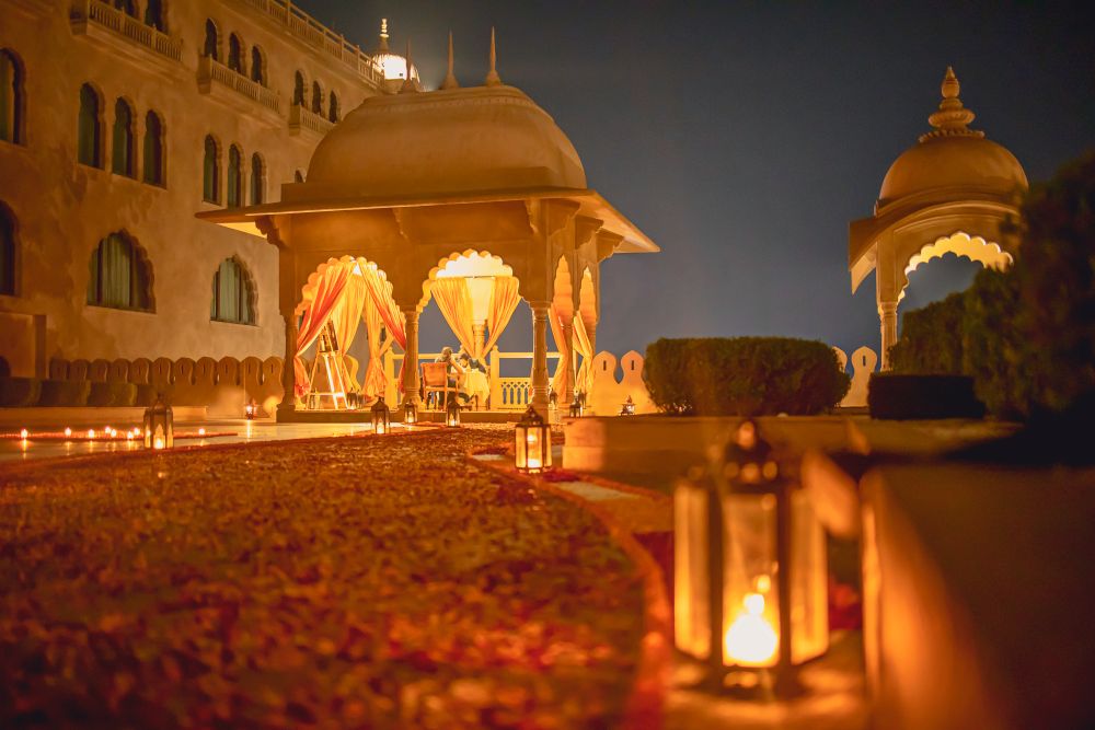 Elephant Procession at a Fairmont Jaipur Wedding