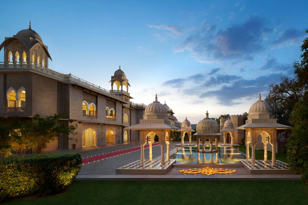 Elephant Procession at a Fairmont Jaipur Wedding