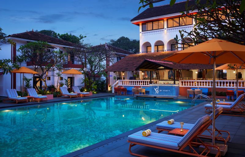 The Hub - Energy Pool at Night